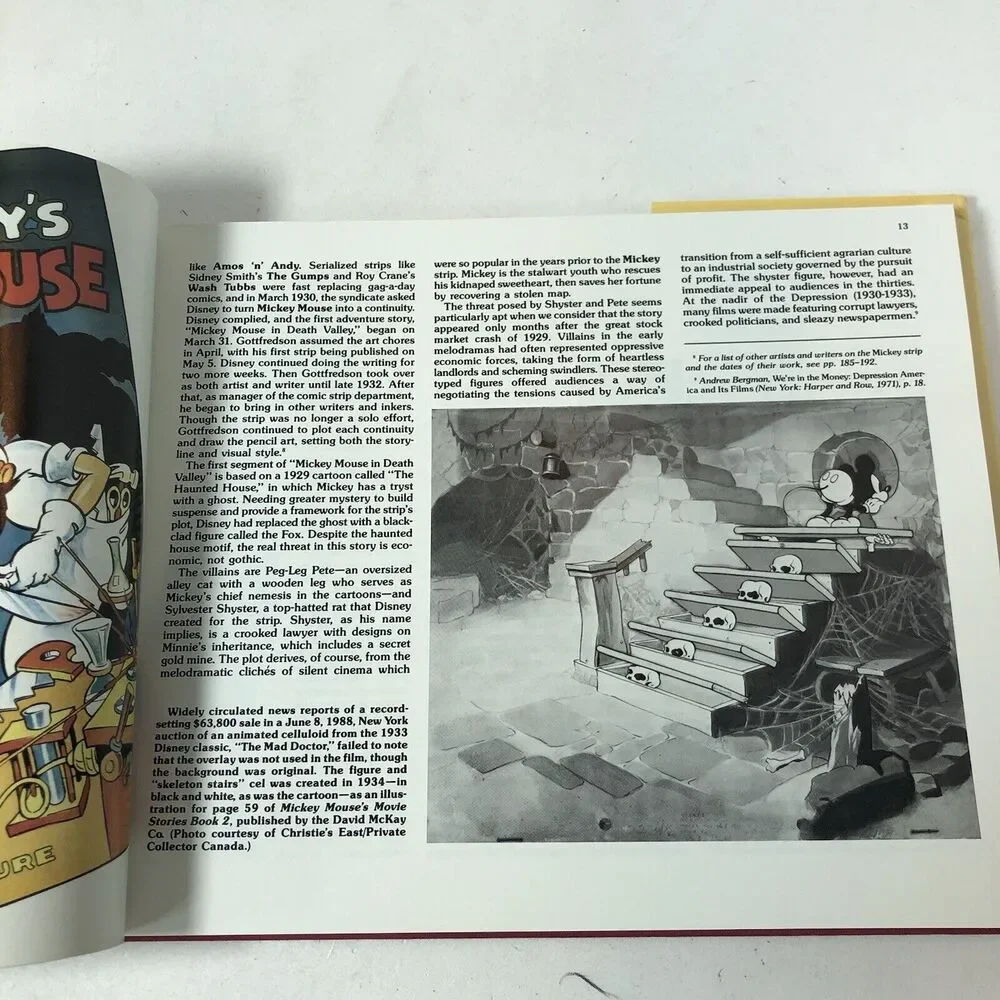 Walt Disney's Mickey Mouse in Color Gottfredson 1988 HC‎ First Edition Vintage B